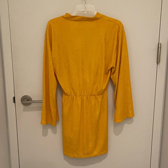 NWT Zara Knotted Jacquard Dress - Picture 6 of 7